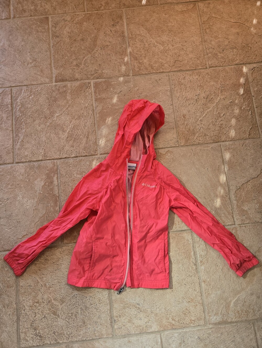 Columbia Girls' Coral Hooded Rain Jacket